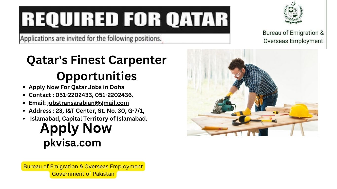 Qatar's Finest Carpenter Opportunities
