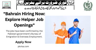 100 Job Opportunities for Helpers in Bahrain