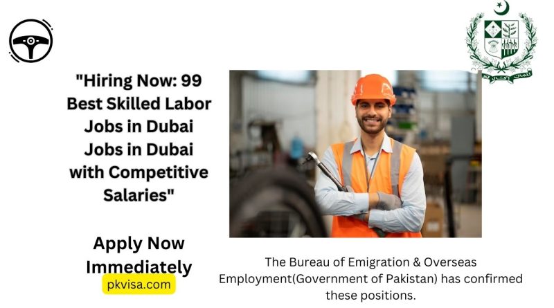 99 Best Skilled Labor Jobs in Dubai