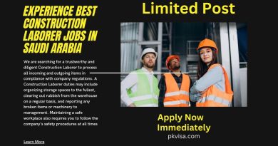 Experience Best Construction Laborer Jobs in Saudi Arabia
