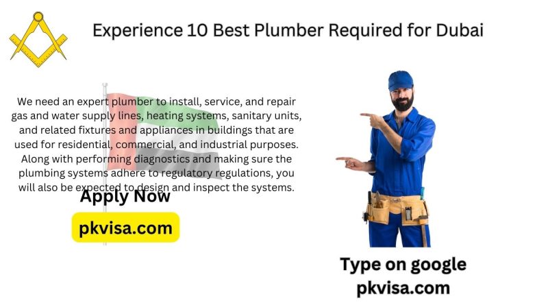 Experience 10 Best Plumber Required for Dubai