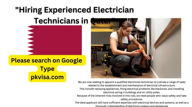 Best Electrician Technician Career Opportunities in Qatar