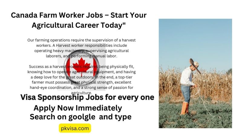 Canada's Best Farmer Supervisor Jobs: High Pay, Great Benefits!"